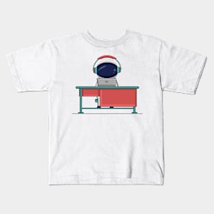 Astro and Laptop Kids T-Shirt